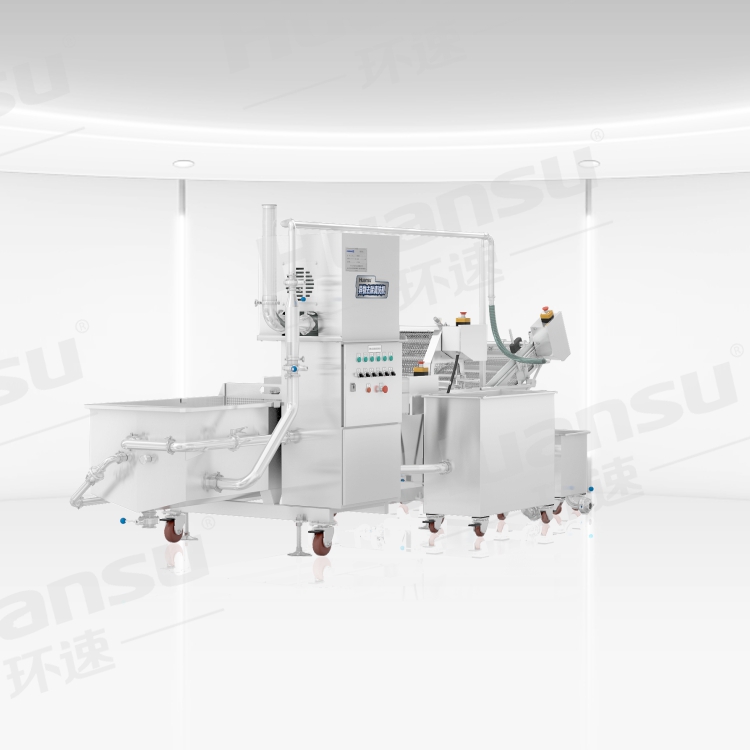 商用曝氣氣泡式洗菜機(jī)整機(jī)拆卸，清洗