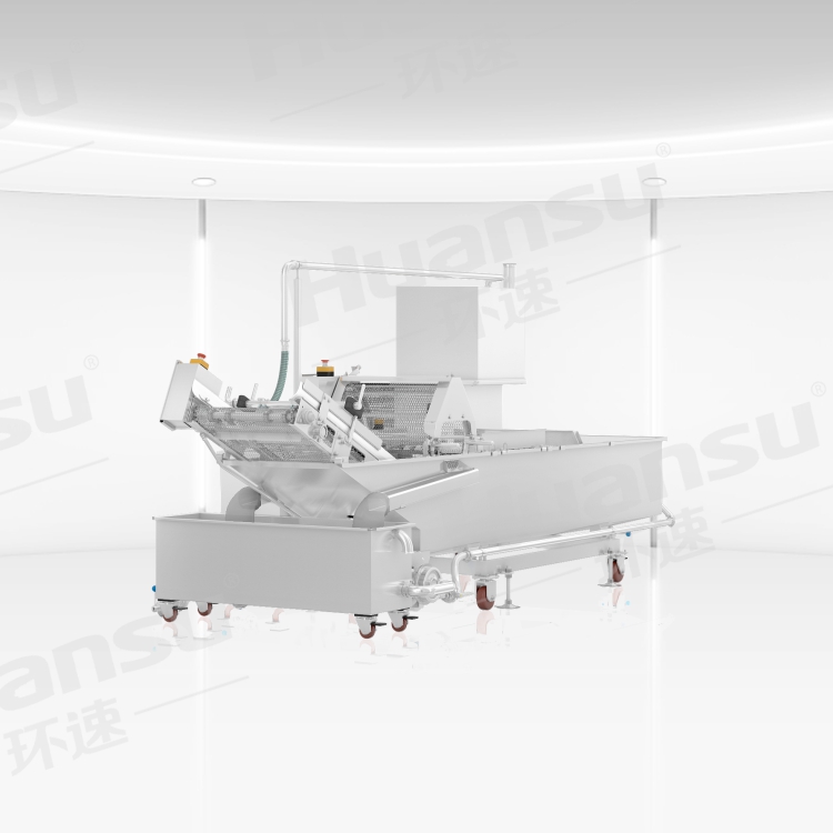 商用曝氣氣泡式洗菜機(jī)整機(jī)拆卸，清洗